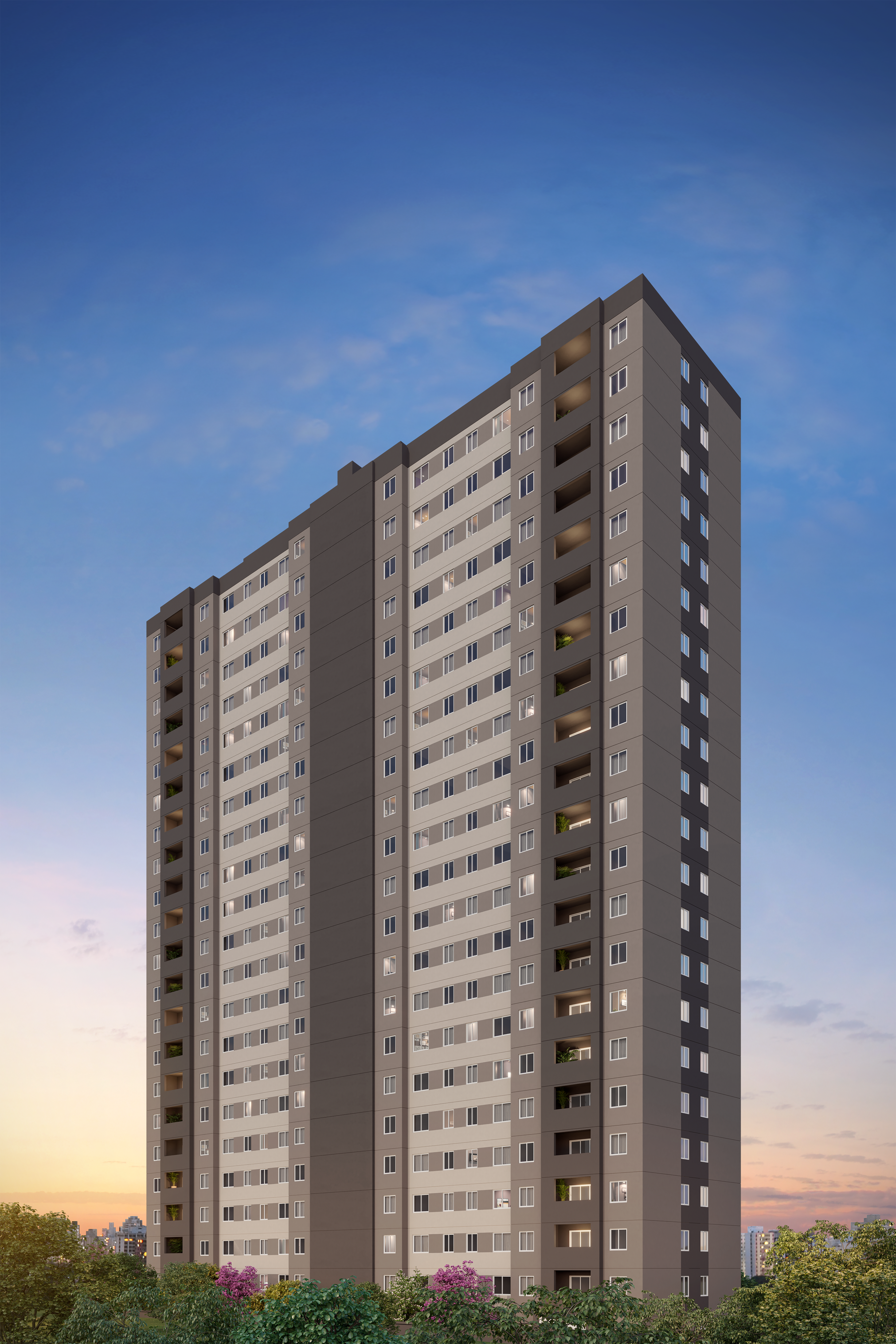Fachada Vivaz Parque João Dias