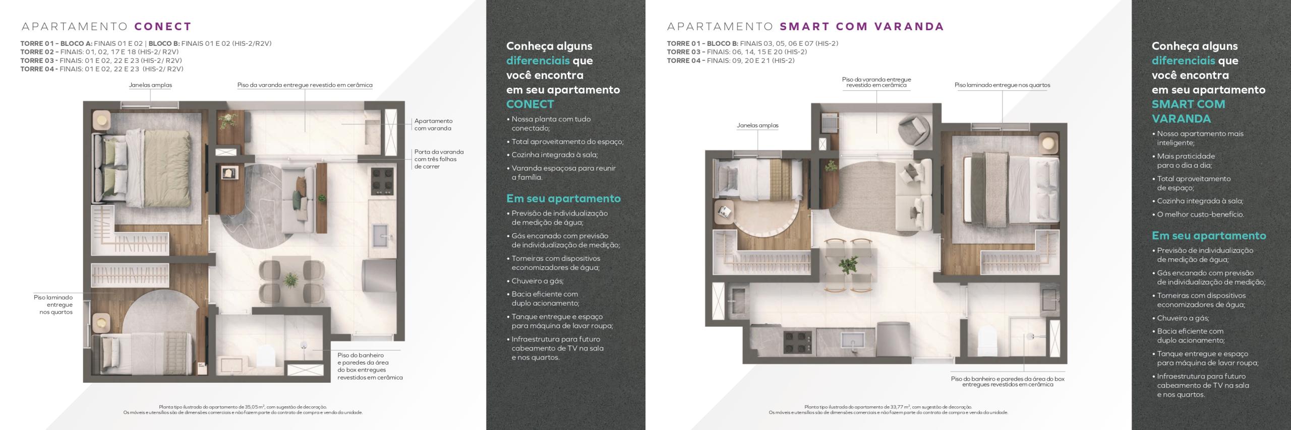 Conect - Smart com Varanda