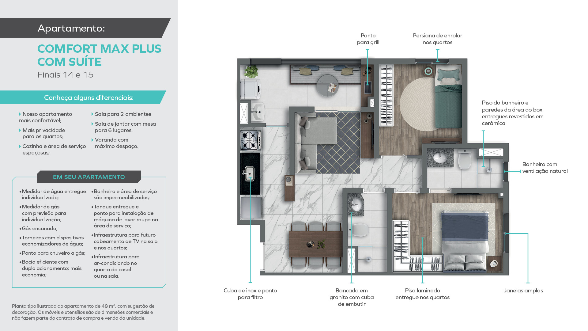 Comfort Max Plus com suíte