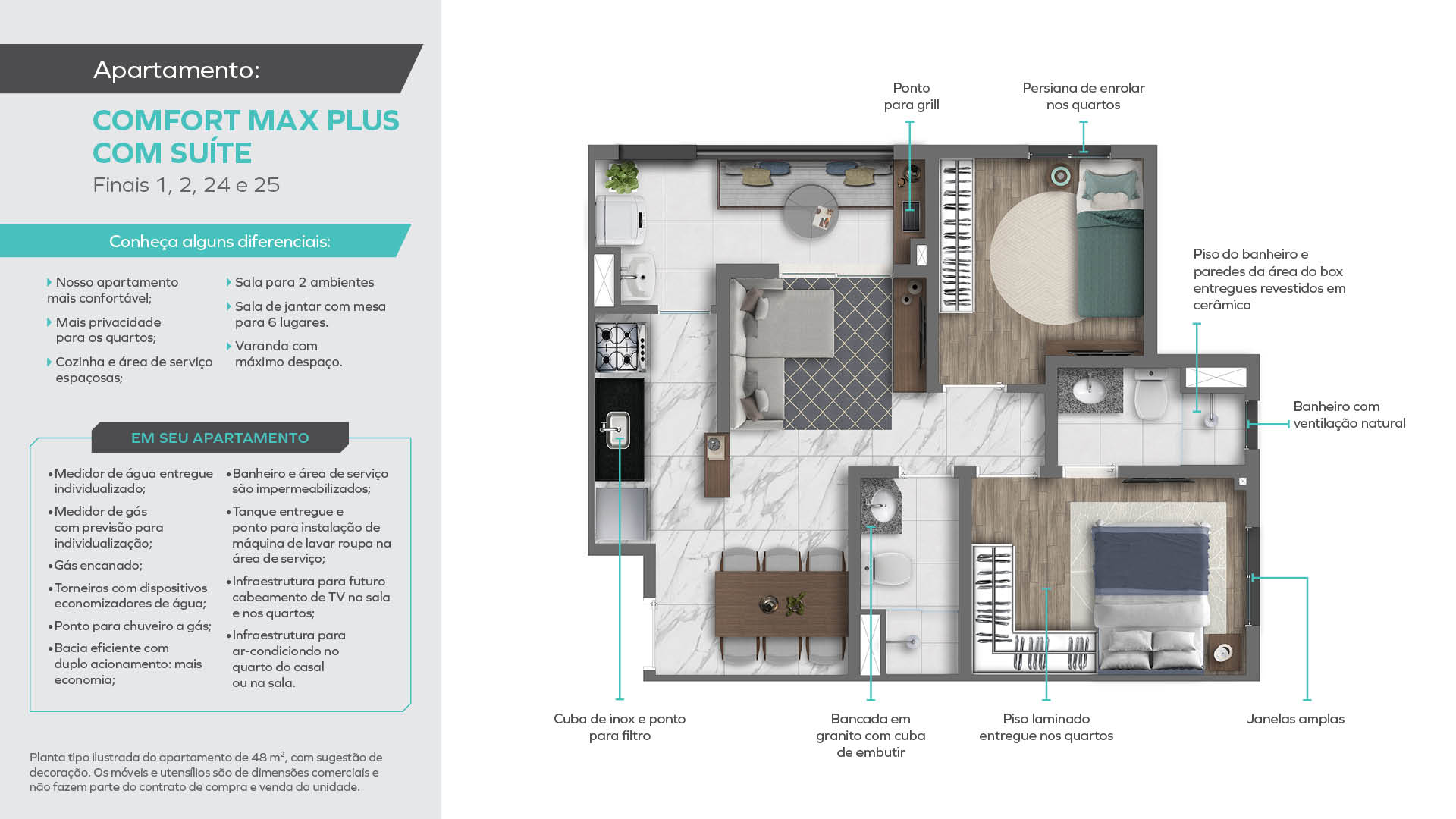 Comfort Max Plus com suíte