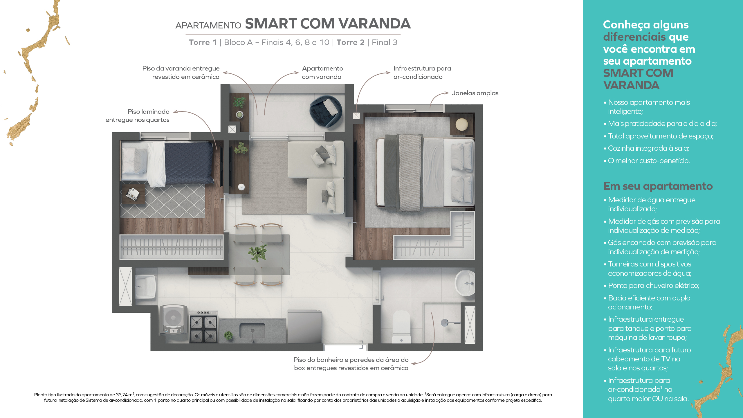 Smart com Varanda