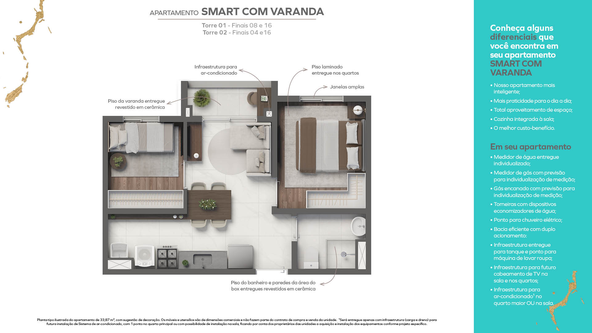 Smart com Varanda