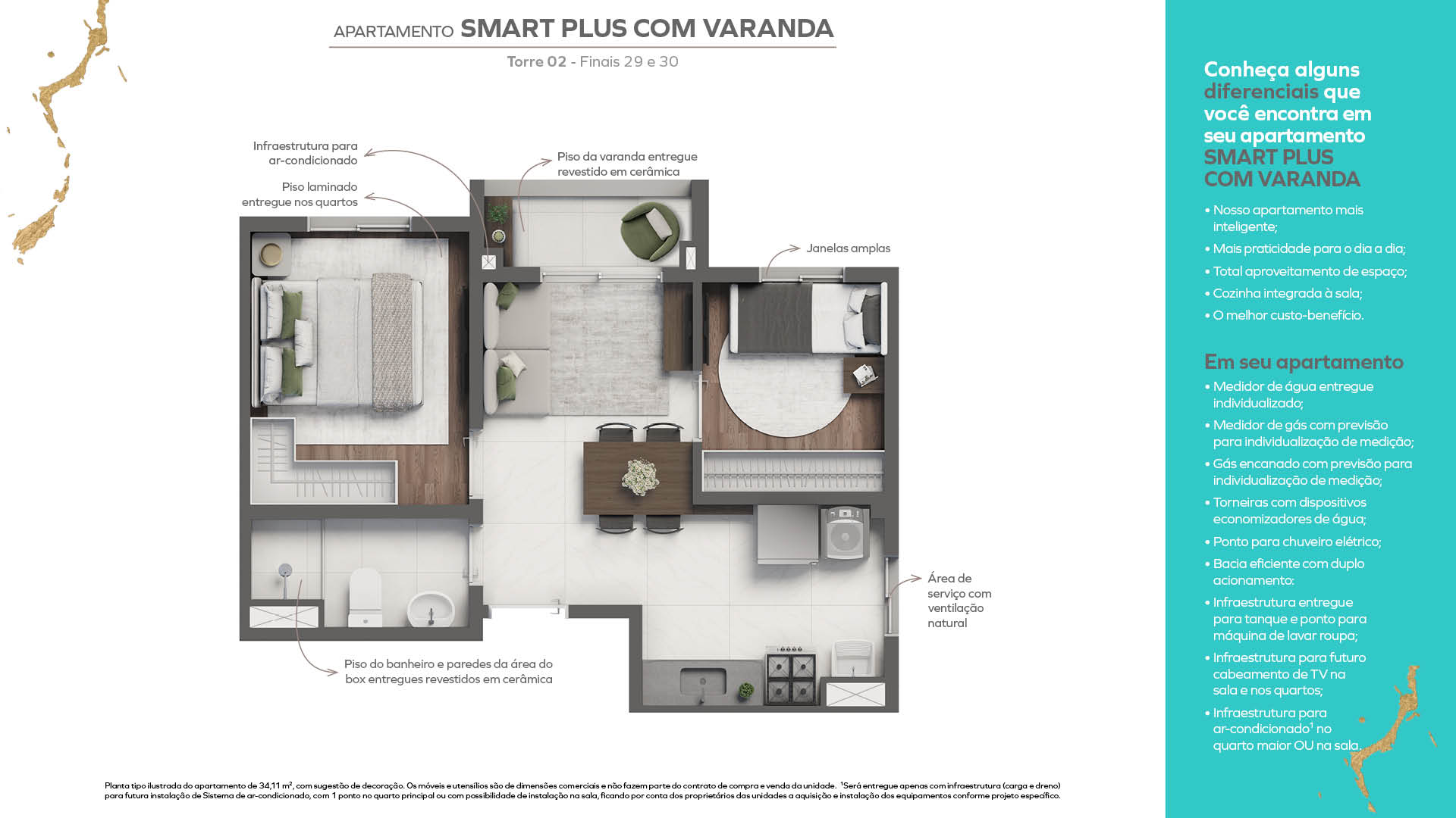 Smart Plus com Varanda