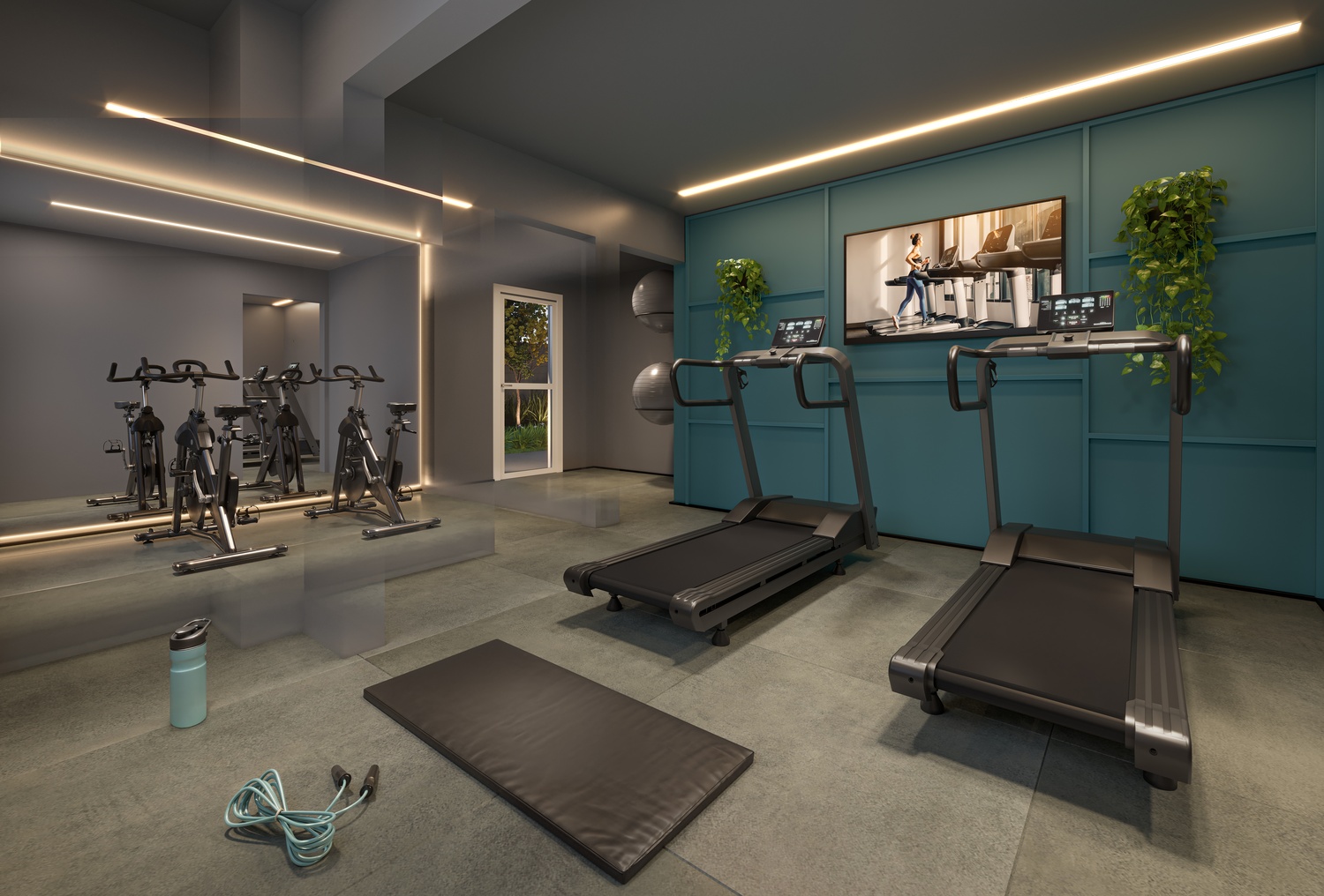 Academia e Sala de Spinning