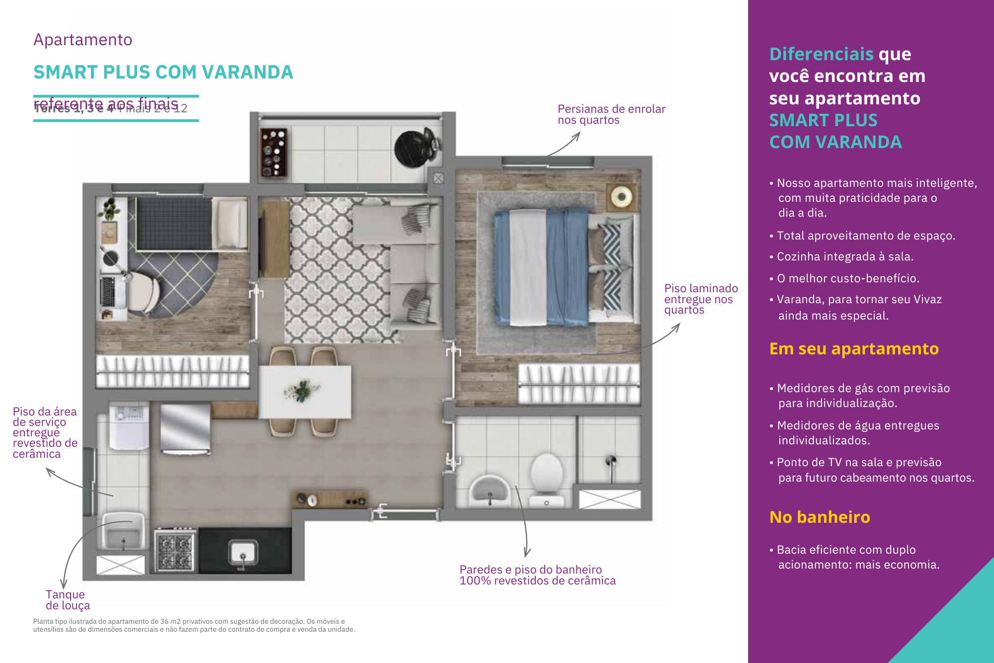 Smart Plus com Varanda