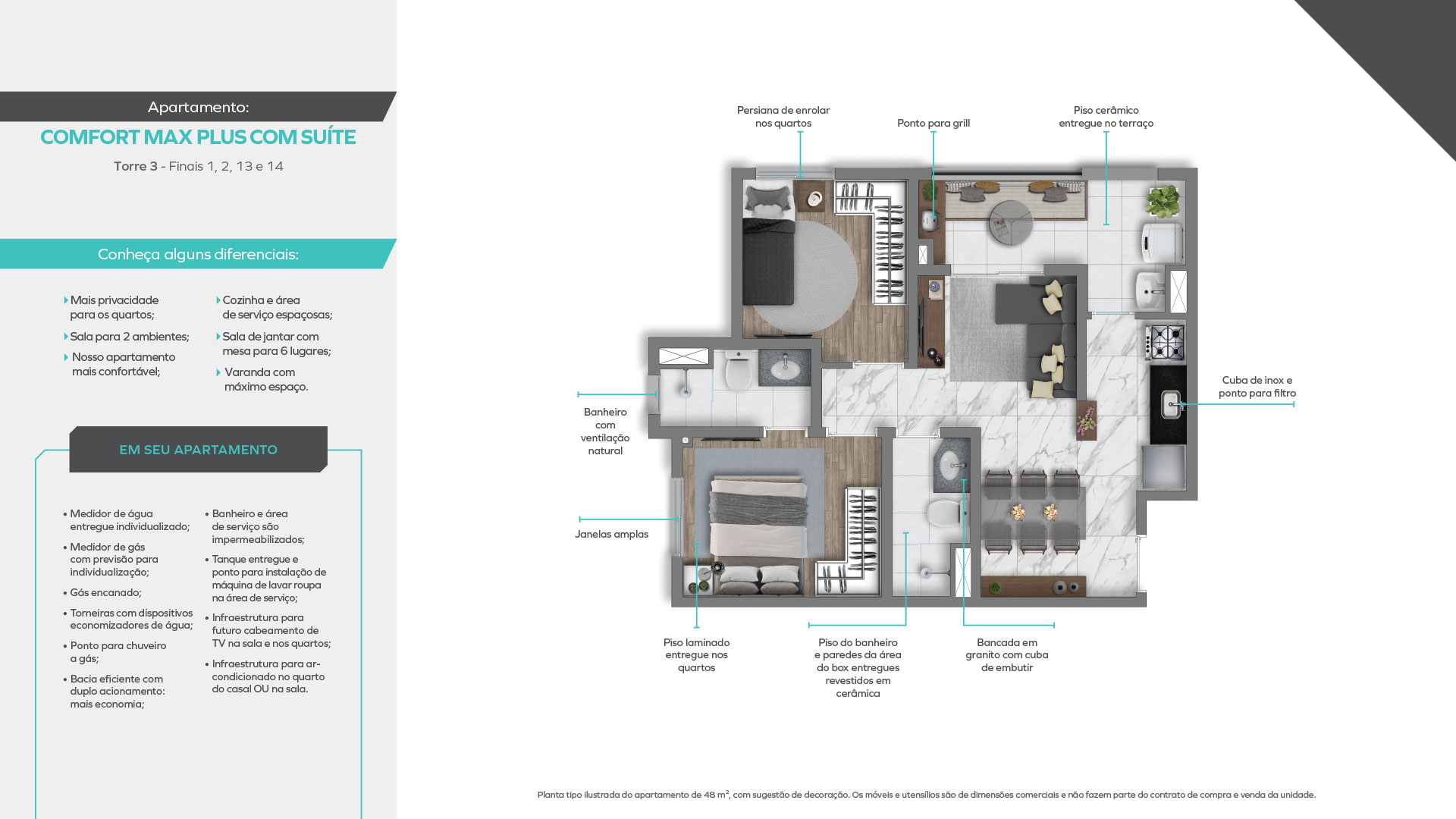 Comfort Max Plus com Suíte
