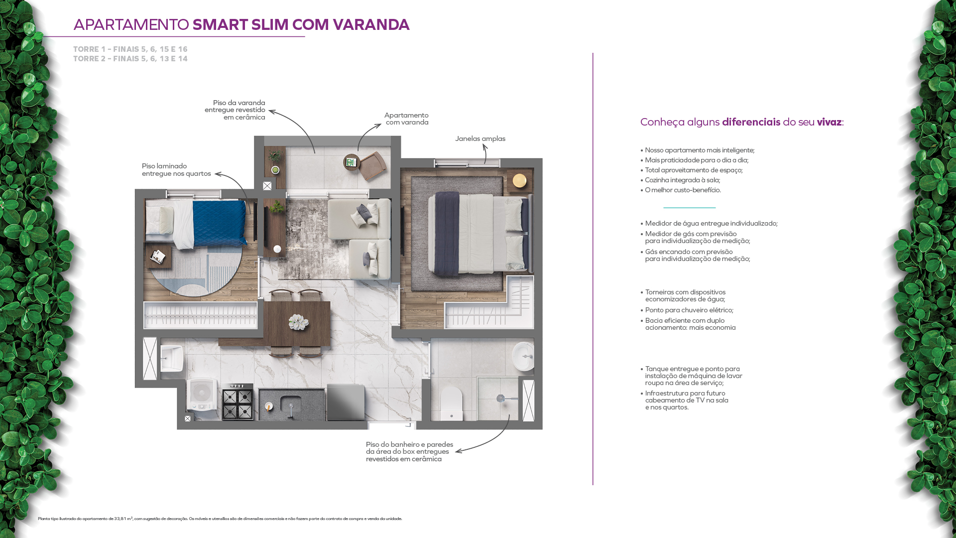 Smart Slim com Varanda