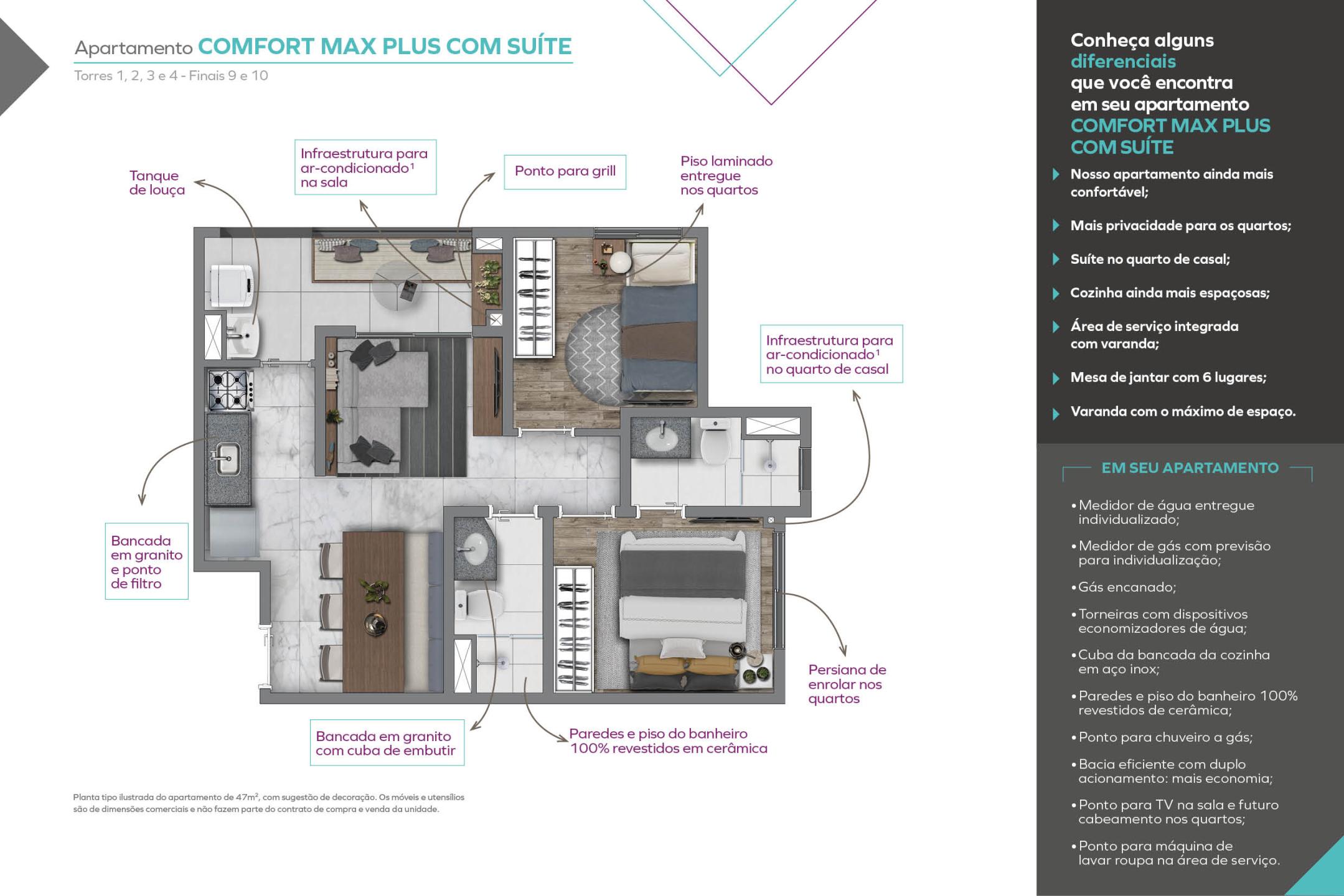 Comfort Max Plus com Suíte