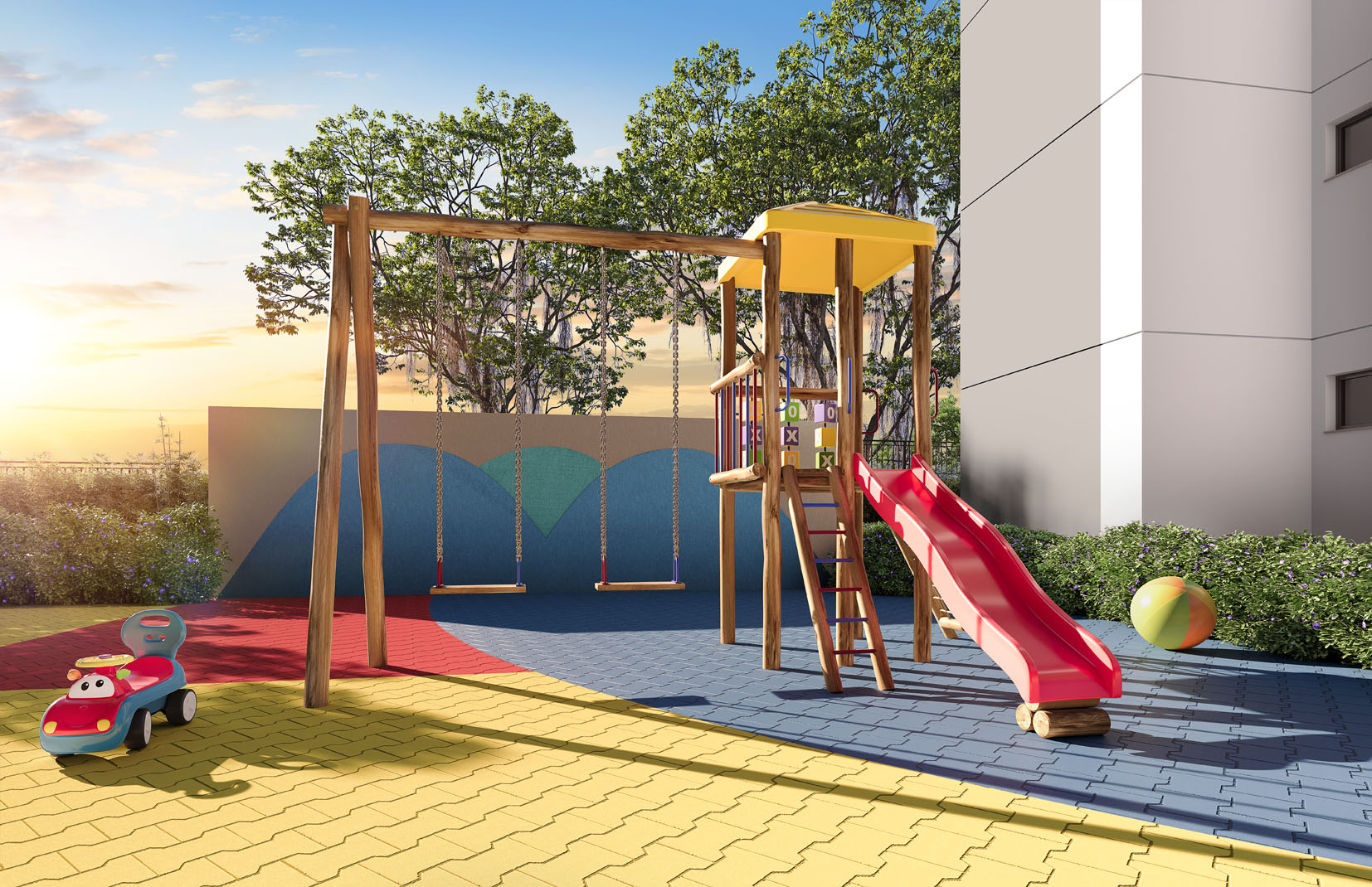 Ilustração Artística - Playground