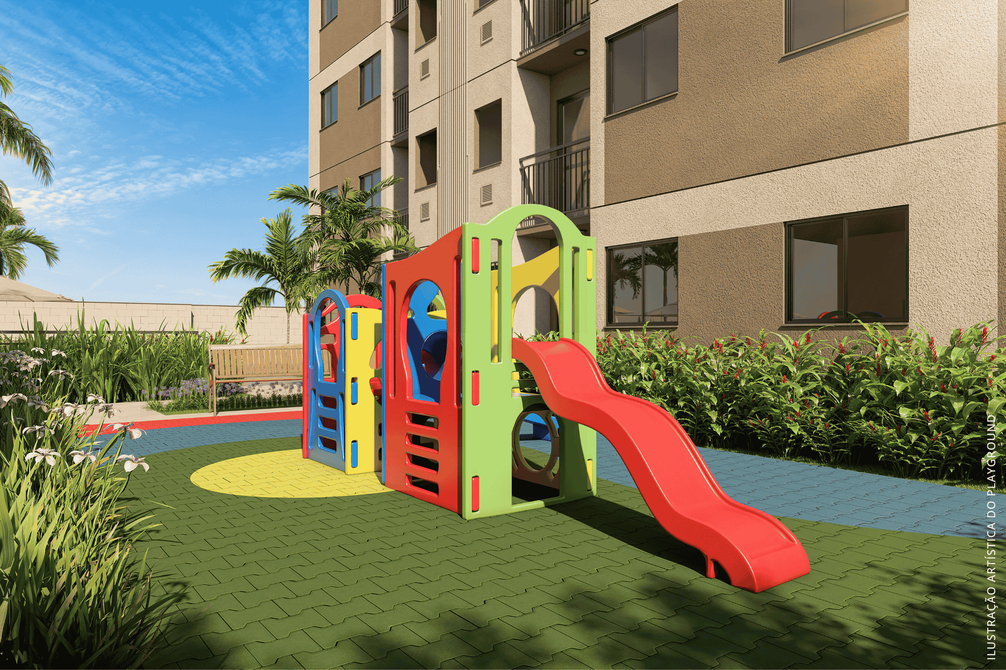 Ilustração Artística Playground
