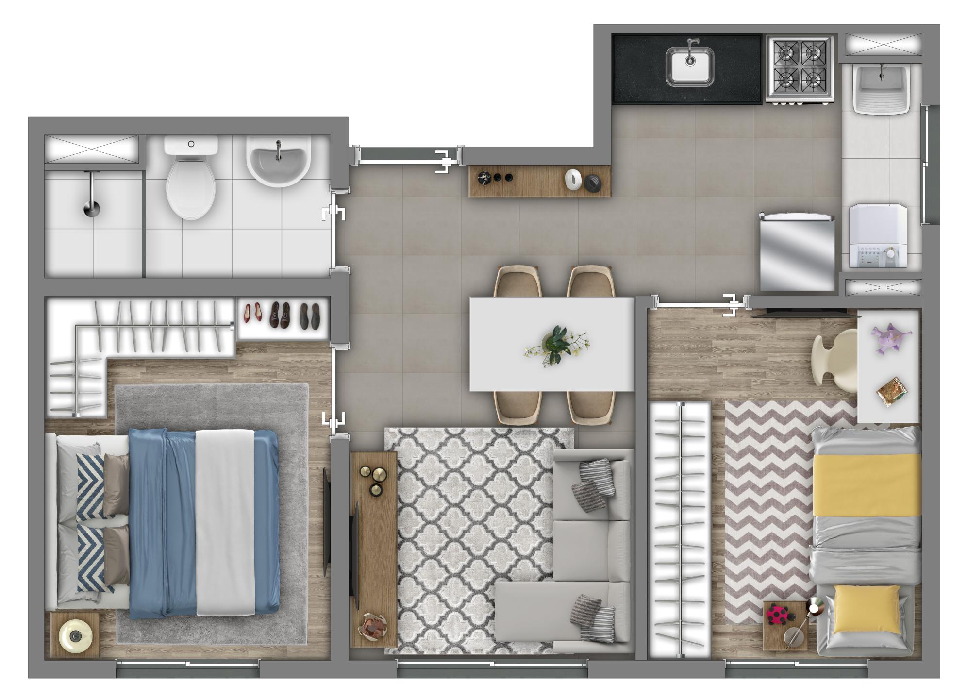 36m²