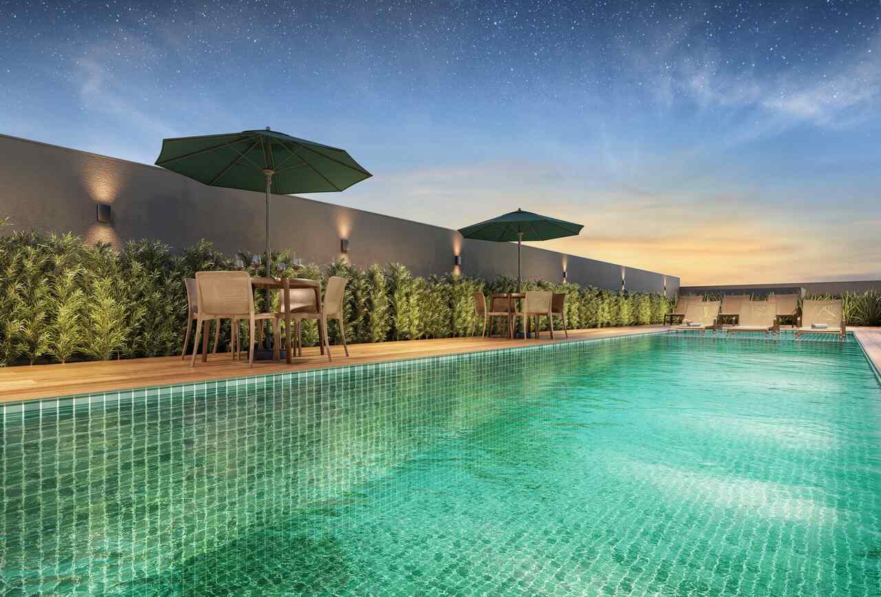 Piscina e solarium