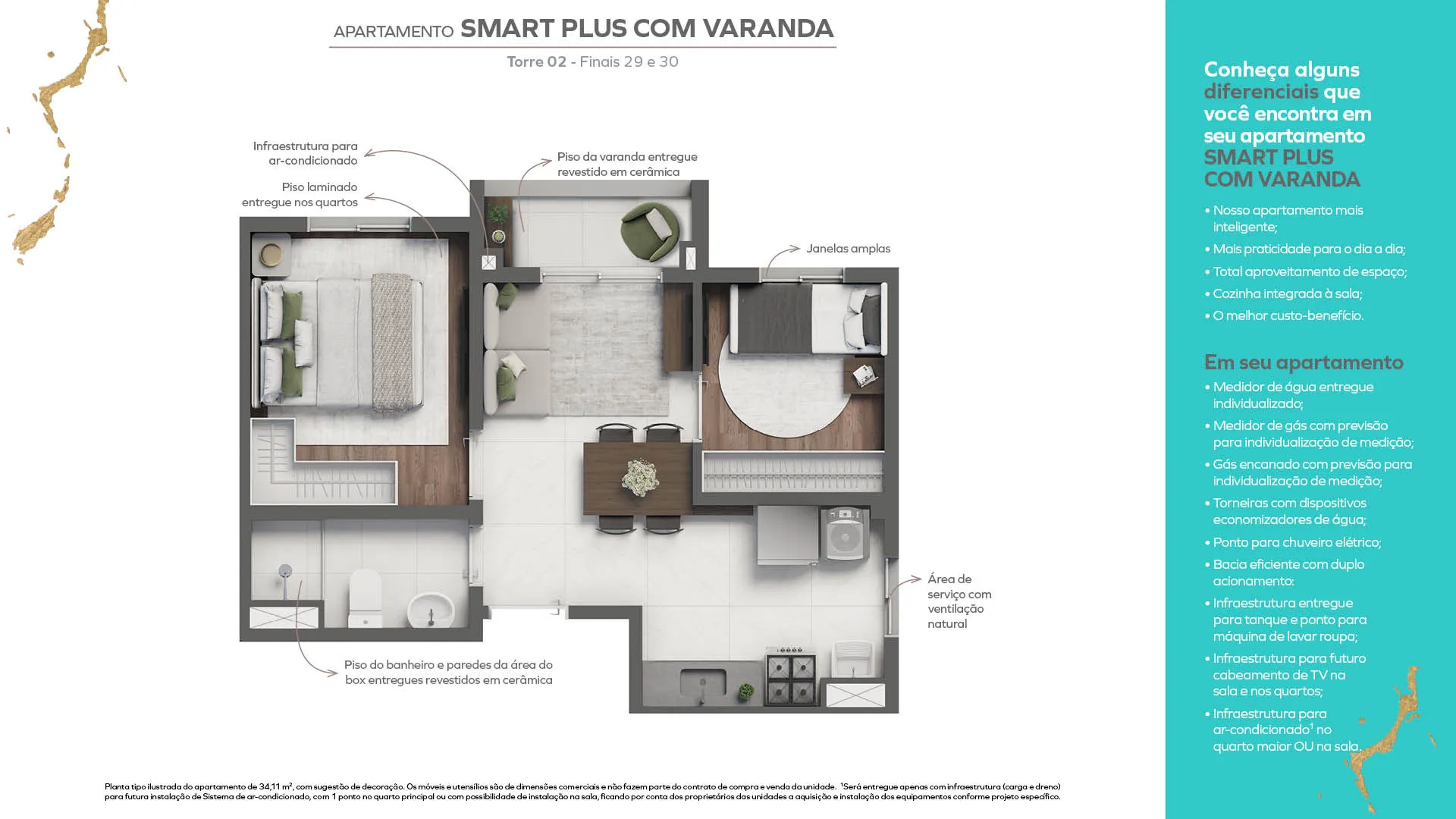 Smart Plus com Varanda