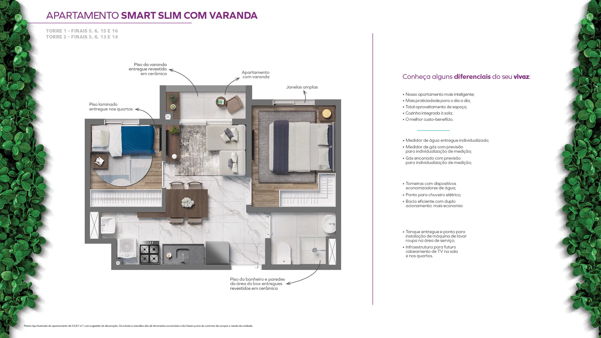 Smart Slim com Varanda