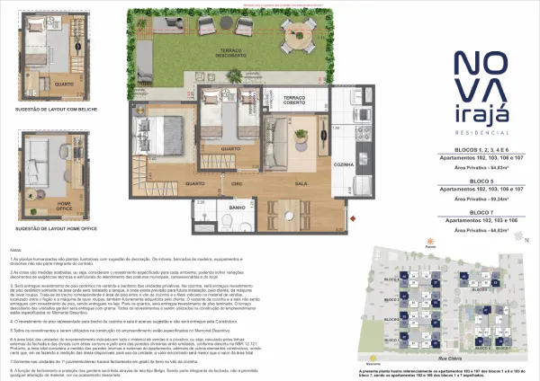 GARDEN-APTO PONTA - 64,83m²