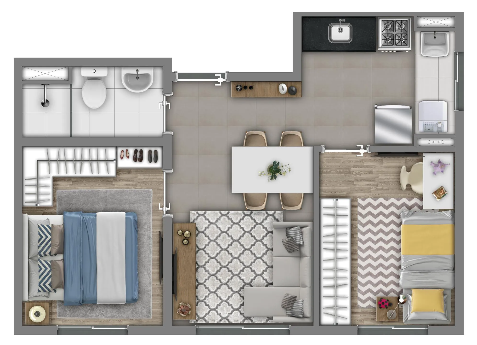 36m²